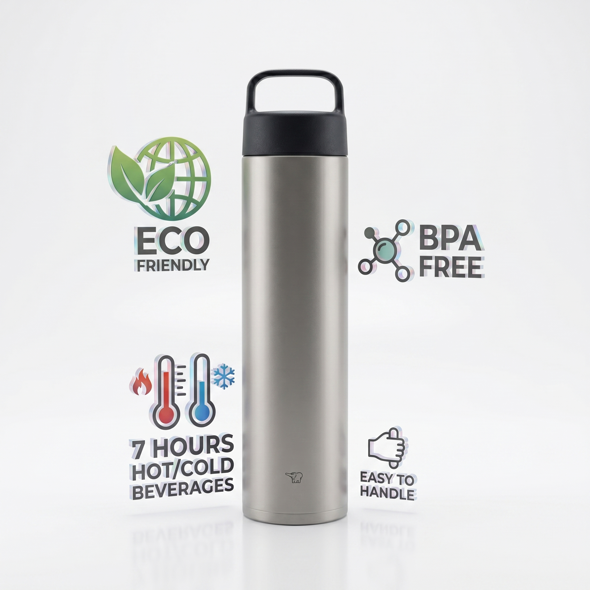 Zojirushi SM-RB60/75 Twist-Open Insulated Stainless Steel Bottle