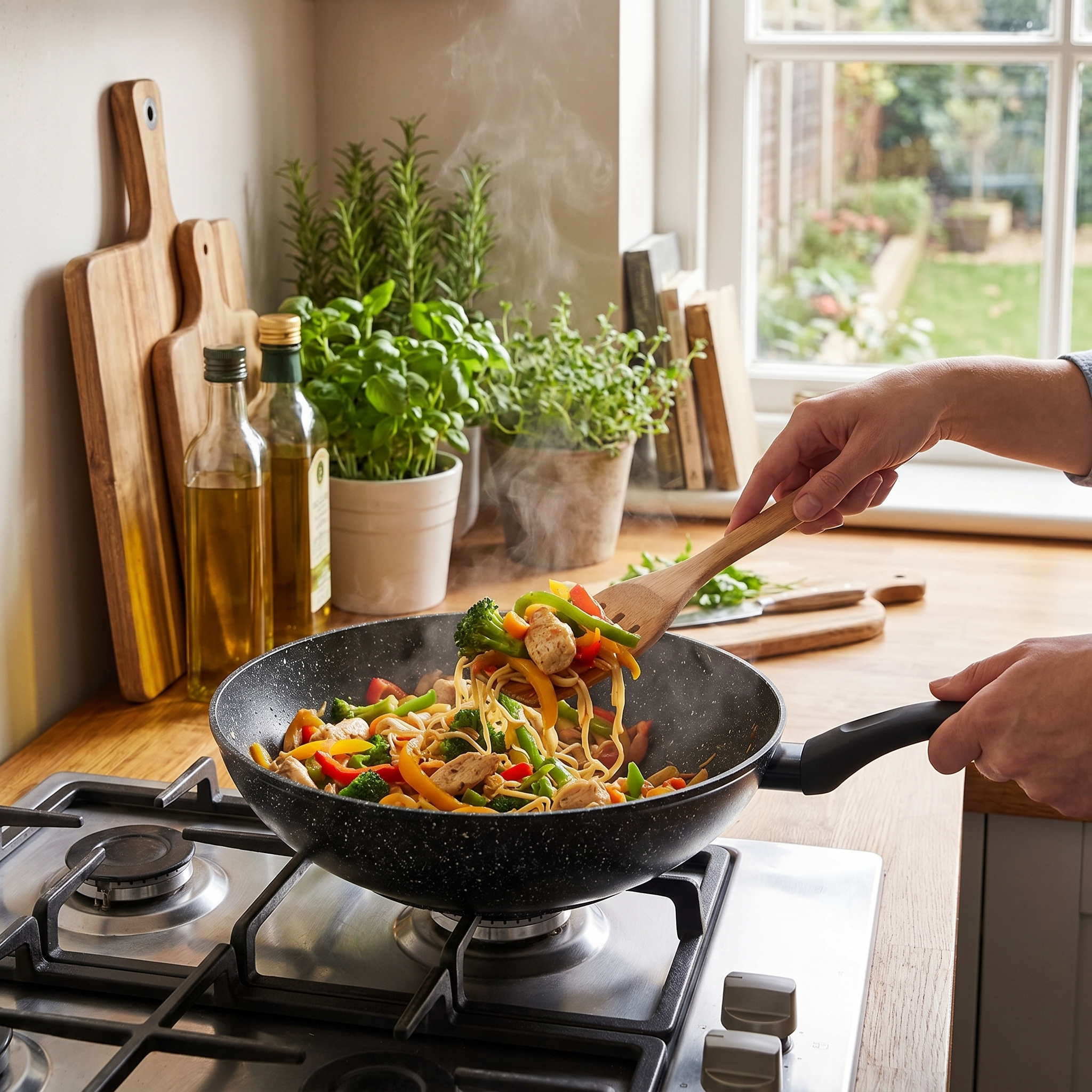 Rossetti Elementi Natura Stir Fry Wok - 24cm / 28cm