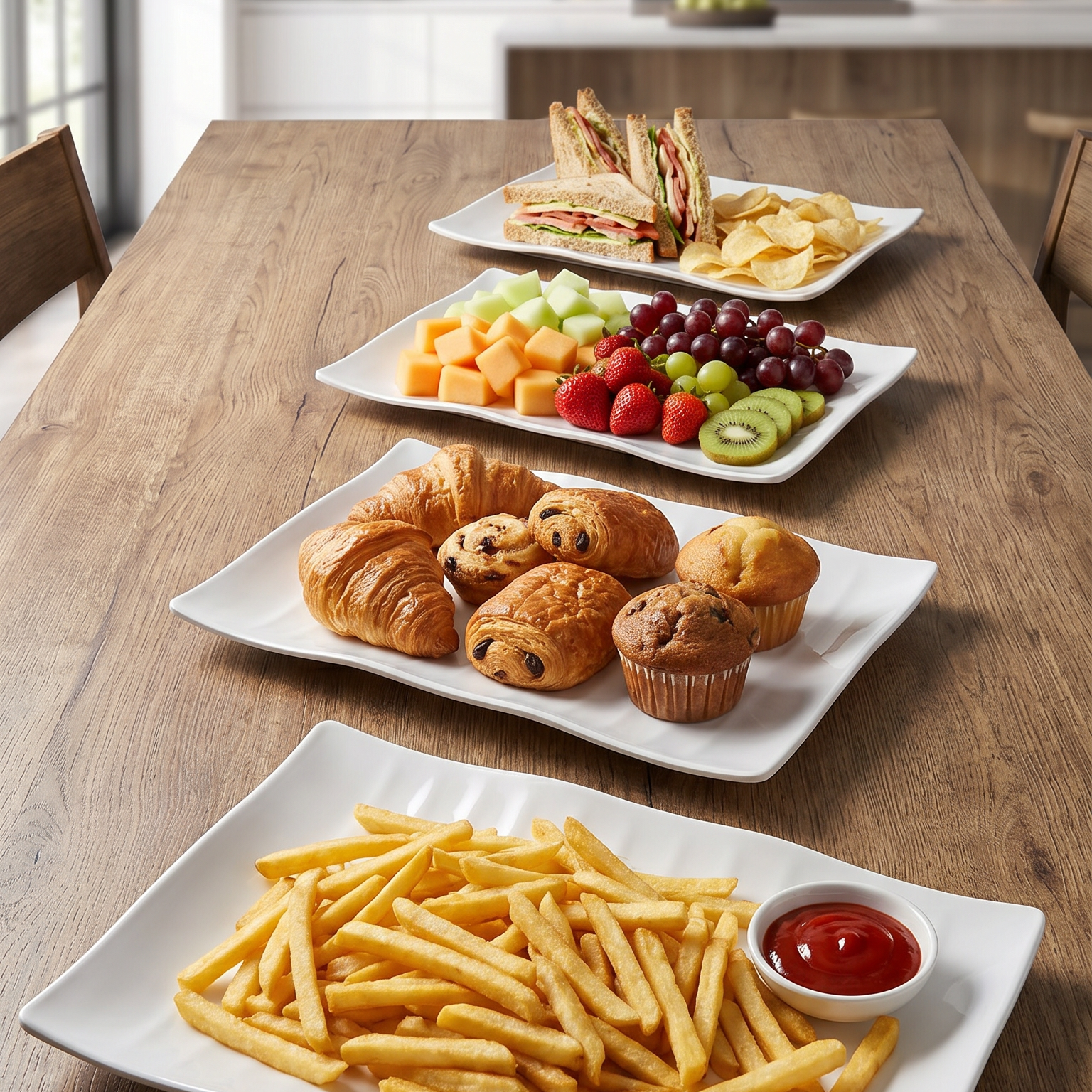 Tognana Show Plate Bianco Rectangular tray