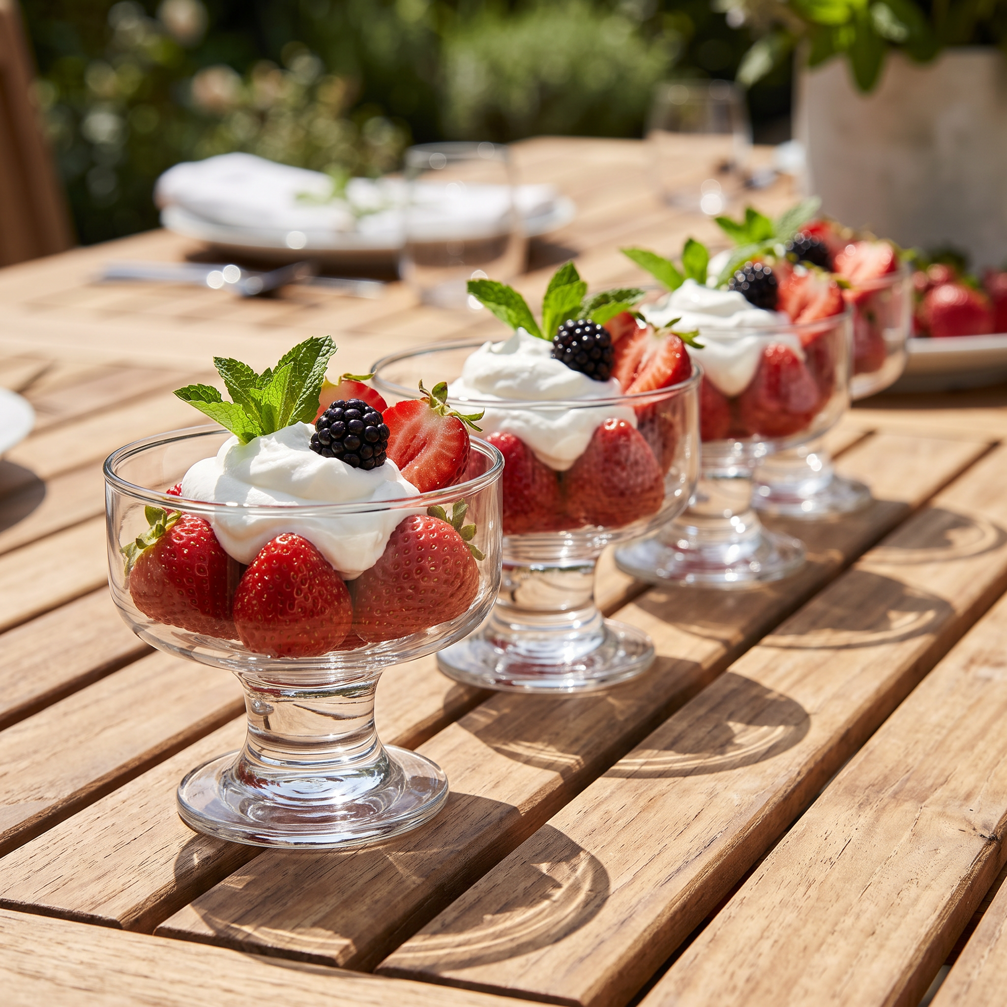 Pasabahce Ice Ville Ice Cream Cup Dessert Bowl 6-Piece Glass Set