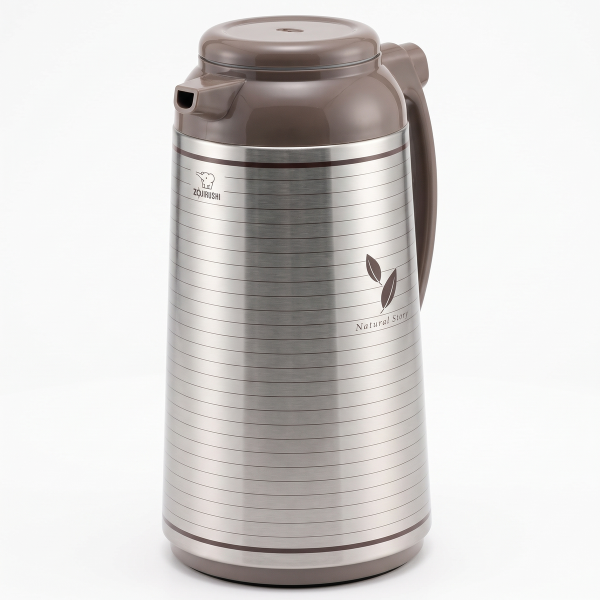 Zojirushi AFFB glass liner thermal carafe vacuum handy pot front view