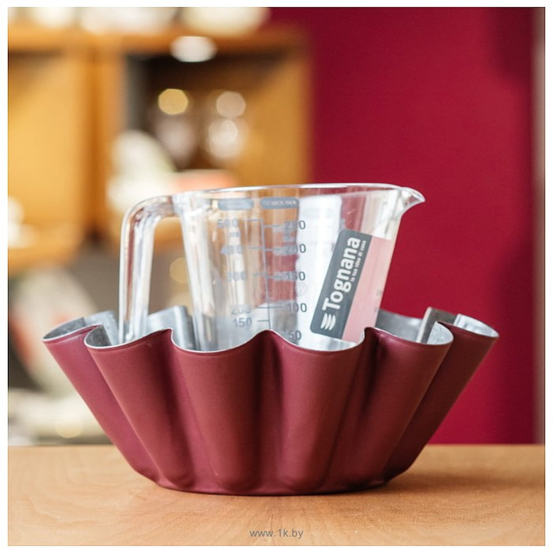 Tognana Non-Stick Carbon Steel Bakeware/Baking Pan -Set Pudding Cm22+Jug 500Ml Sweet Cherry - Cookette