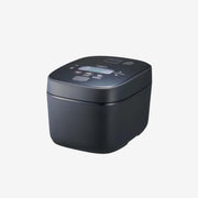 Zojirushi Micom Fuzzy Logic Rice Cooker 1.0L Matte Black front view Made in Japan