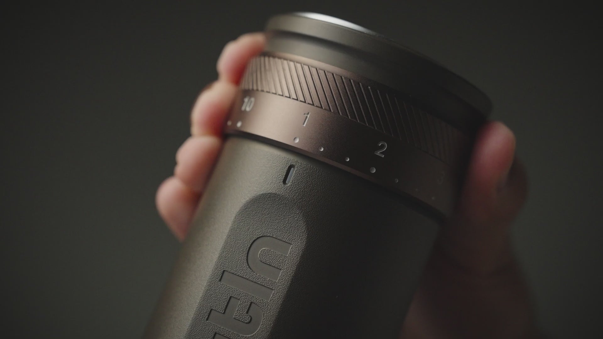 Load video: Outin Fino Portable Electric Coffee Grinder - Precision Burr