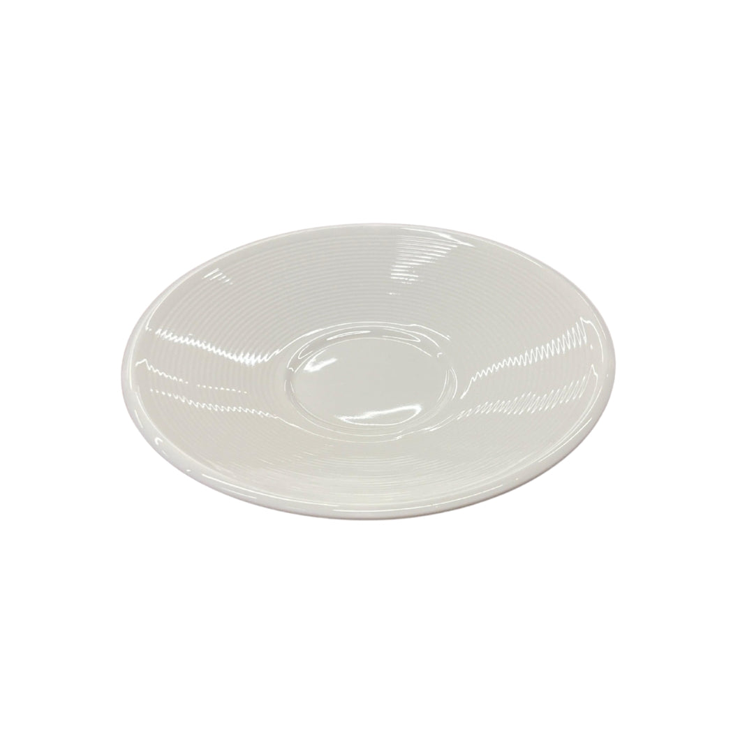 White ceramic saucer -100ml - Cookette
