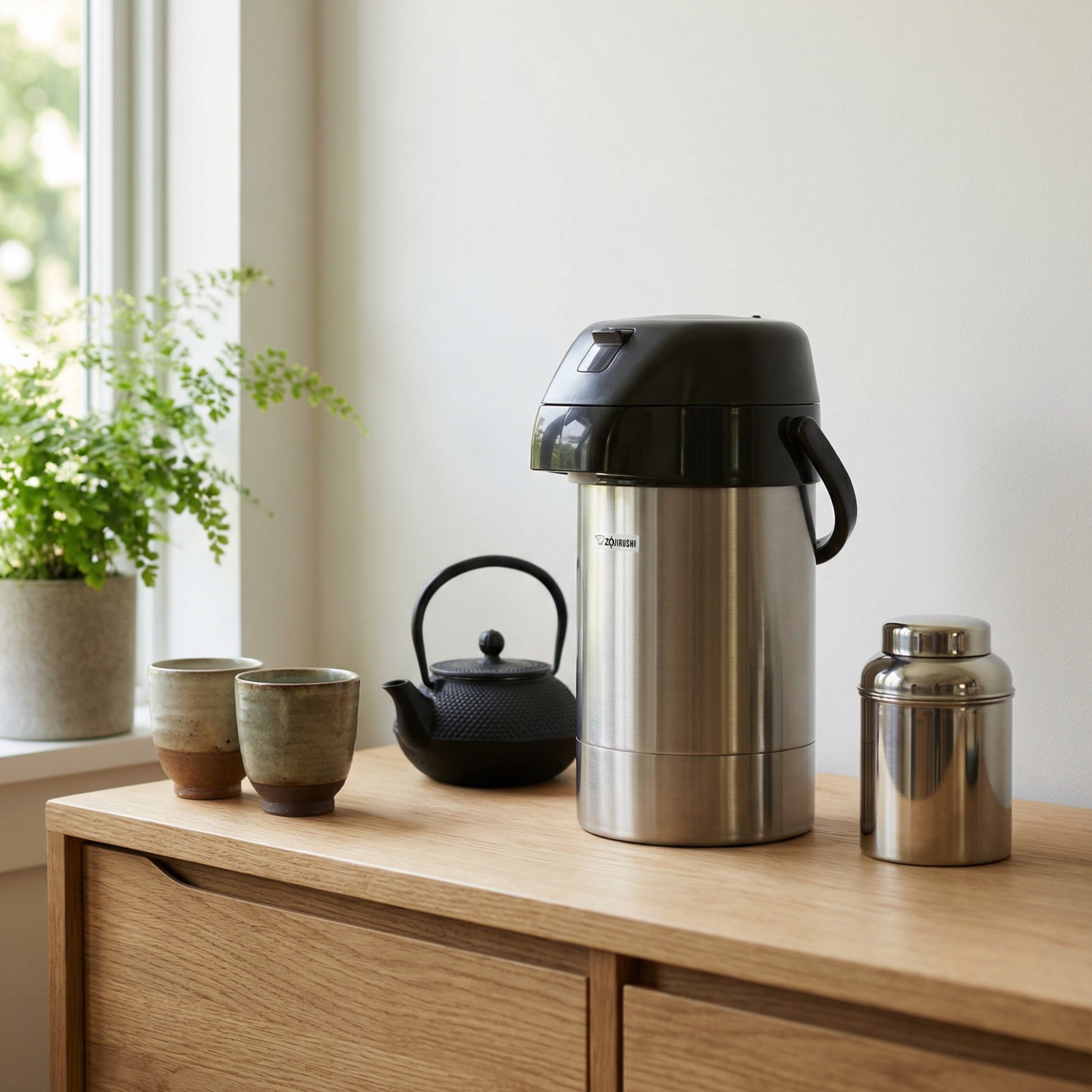 Zojirushi SGA-30 Stainless Steel Airpot – 3L Beverage Dispenser