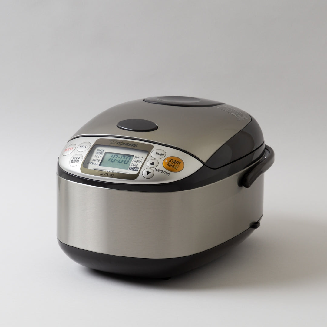 Zojirushi NS-TSQ10/18 Rice Cooker – Micom Technology, Non-Stick Inner Pan & Multi-Menu Settings