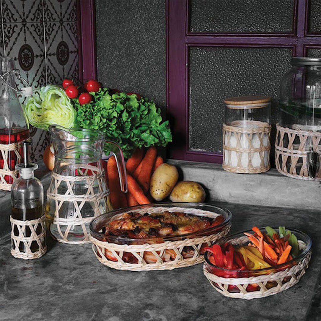 Tognana Glass Bottle Cm 27H Clear Net - Cookette