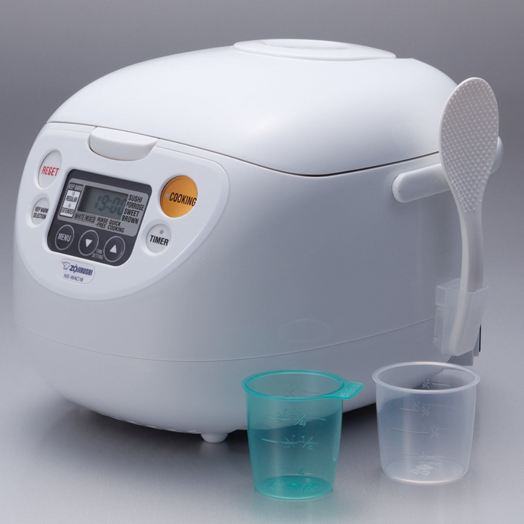 Zojirushi NS-WAQ10/18 Rice Cooker – Perfectly Cooked Rice, Non-Stick, Durable & Easy-to-Use